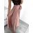 Sukně dlouhá dámská (S/M ONE SIZE) ITALSKá MODA IM323026/DUR S/M béžová