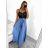 Sukně dlouhá dámská (S/M ONE SIZE) ITALSKá MODA IM323026/DUR S/M béžová