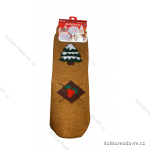 Ponožky teplé zdravotné vánoční veselé dámske (38-42) PESAIL PES20SD10