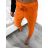 Nohavice dlhé strečové dámske (S/M ONE SIZE) TALIANSKA MóDA IM523002/DU S/M oranžová