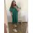 Šaty oversize krátký rukáv dámské nadrozměr (3XL/4XL ONE SIZE) ITALSKá MóDA IMC23132/DU 3XL/4XL petrolejová