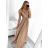 Šaty dlouhé elegantní bez rukávu dámské (S/M ONE SIZE) ITALSKÁ MÓDA IMPLP2357280016/DU S/M královská modrá