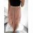 Sukňa dlhá dámska (S/M ONE SIZE) TALIANSKA MÓDA IMWK23876/DU S/M béžová