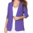 Sako dlouhý rukáv dámské (S/M ONE SIZE) ITALSKÁ MÓDA IMPMG232343