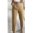 Kalhoty dlouhé s páskem dámské (S/M ONE SIZE) ITALSKÁ MÓDA IMPMG232212
