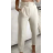 Kalhoty dlouhé s páskem dámské (S/M ONE SIZE) ITALSKÁ MÓDA IMPMG232212