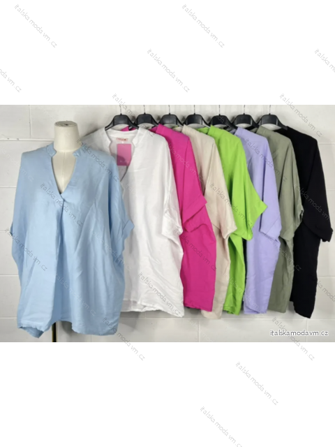 Tunika 3/4 dlhý rukáv dámska (S/M ONE SIZE) TALIANSKA MÓDA IMPBB2327448k