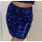 Sukňa krátka trblietavá s flitrami dámska (S/M ONE SIZE) TALIANSKA MÓDA IMPBB23O797