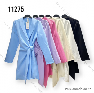 Šaty elegantný dlhý rukáv dámske (S/M ONE SIZE) TALIANSKA MÓDA IMPHD2311275