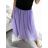Sukně šifonová dlouhá  dámská (S/M/L ONE SIZE) ITALSKá MóDA IM322116 -   hnědá,   S/M