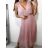 Šaty elegantné so skladanou sukňou bez rukávov dámske (S/M ONE SIZE) TALIANSKA MóDA IM42359100