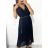 Šaty elegantní se skládanou sukní bez rukávu dámské (S/M ONE SIZE) ITALSKá MóDA IM42359100/DU S/M béžová