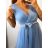Šaty společenské elegantní krátké bez rukávů tilové dámské Nikol (S/M ONE SIZE) ITALSKá MóDA IMM22305/DR starorůžová