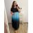 Šaty dlhé krátky rukáv dámske nadrozmer (XL/2XL/3XL ONE SIZE) TALIANSKA MóDA IM423ANTICONA