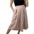 Sukně středně dlouhá dámská (S/M ONE SIZE) ITALSKÁ MÓDA IMM23HG4911/DU S/M béžová