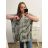Tunika košilová dlouhý rukáv dámská (4XL/5XL ONE SIZE) ITALSKá MóDA IMC23PRATO