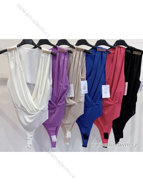 Body bez rukávu dámský (S/M ONE SIZE) ITALSKÁ MÓDA IMPMD2327034