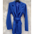 Šaty elegantné kabátikové dlhý rukáv dámske (S/M ONE SIZE) TALIANSKA MÓDA IMPMD2310373