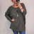 Tričko tunika s príveskom dlhý rukáv dámska (3XL / 5XL ONE SIZE) TALIANSKÁ MÓDA IM321588/DR