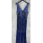 Šaty dlhé elegantné trblietavé s flitrami na ramienka dámske (S/M ONE SIZE) TALIANSKA MÓDA IMPMD2323222
