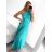 Šaty dlhé variabilné viazanie elegantné spoločenské dámske (S/M/L/XL ONE SIZE) TALIANSKA MÓDA IMPBB23A11791