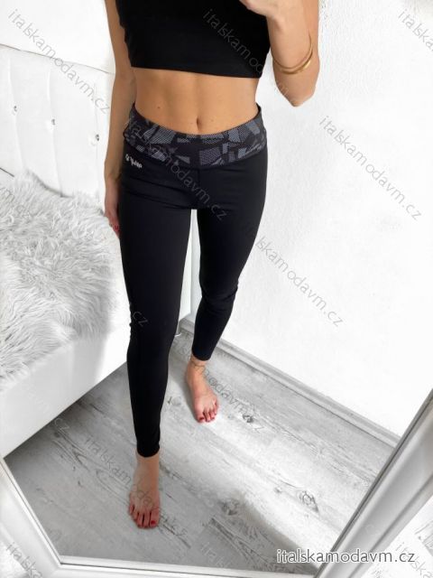 Legíny funkční dlouhé dámské (S-2XL) WOLF T2392A/DU XXL Černá