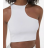 Top croptop bez rukávu dámský (S/M ONE SIZE) ITALSKÁ MÓDA IMPMD2323275