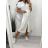 Šaty košeľové krátky rukáv dámske (S/M/L ONE SIZE) TALIANSKÁ MÓDA IMWB23295/DR M / L svetlo modrá