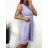 Šaty elegantné spoločenské skladané s opaskom bez rukávu dámske (S/M ONE SIZE) TALIANSKA MÓDA IMPSH2310594A