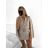 Overal/Šaty elegantný s opaskom dlhý rukáv dámske (S/M ONE SIZE) TALIANSKA MÓDA IMM23m27030/DU S/M Čierna