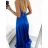 Šaty dlhé elegantné spoločenské na ramienka dámske (S/M ONE SIZE) TALIANSKA MÓDA IMPBB23B23505