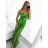 Šaty dlouhé elegantní společenské na ramínka dámské (S/M ONE SIZE) ITALSKÁ MÓDA IMPBB23B23376/DU S/M Černá