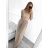 Šaty dlhé letné elegantné bez rukávov dámske (S/M ONE SIZE) TALIANSKA MÓDA IMWE231510/DU S/M čierna