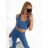 Souprava sportovní croptop a legíny dámská (S/M, L/XL) TURECKÁ MÓDA TMWL238808/DU L/XL starorůžová