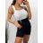 Tílko body dámské na ramínka dámské (S/M ONE SIZE) ITALSKá MóDA IMM23M13092/DU S/M starorůžová