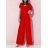 Súprava letná elegantná tunika a nohavice dámska (S/M/L ONE SIZE) TALIANSKA MÓDA IMD23407