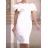 Šaty elegantný carmen krátky rukáv dámske (S/M ONE SIZE) TALIANSKA MÓDA IMPGM238067