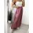 Sukně letní dlouhá saténová dámská (S/M ONE SIZE) ITALSKÁ MÓDA IMM23MS63065/DUR S/M čierna