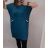 Šaty oversize krátky rukáv dámske nadrozmer (4XL/5XL ONE SIZE) TALIANSKA MÓDA IM423002