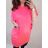 Šaty oversize krátky rukáv dámske nadrozmer (4XL/5XL ONE SIZE) TALIANSKA MÓDA IM423002