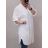 Košeľa oversize prodlžená 3/4 dlhý rukáv dámska nadrozmer (2XL/3XL ONE SIZE) TALIANSKA MóDA IM423006