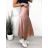 Sukně středně dlouhá dámská (S/M ONE SIZE) ITALSKÁ MÓDA IMPLM22196330050/DU S/M limetková