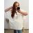 Tunika oversize krátky rukáv dámska nadrozmer (3XL/4XL/5XL ONE SIZE) TALIANSKA MÓDA IMBM23COLET/DU