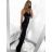 Nohavice dlhé dámske (S/M ONE SIZE) TALIANSKA MÓDA IMPBB23B531/DU S/M čierna