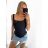 Body na ramínka dámské (S/M ONE SIZE) ITALSKÁ MÓDA IMPLP2352300055/DU S/M bílá