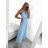 Šaty společenské elegantní letní bez rukávu dámské (S/M ONE SIZE) ITALSKÁ MÓDA IMPSH223590/DUR fuchsiová S/M