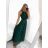 Šaty společenské elegantní letní bez rukávu dámské (S/M ONE SIZE) ITALSKÁ MÓDA IMPSH223590/DUR fuchsiová S/M
