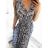 Šaty letné dlhé bez rukávov dámske (M/L ONE SIZE) ICECOOL AINUOSI FRANCÚZSKA MÓDA FMPZM23024-4 Čierna M/L