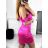 Šaty elegantný carmen dámske (S/M ONE SIZE) TALIANSKA MÓDA IMPBB23A11818/DU S/M čierna
