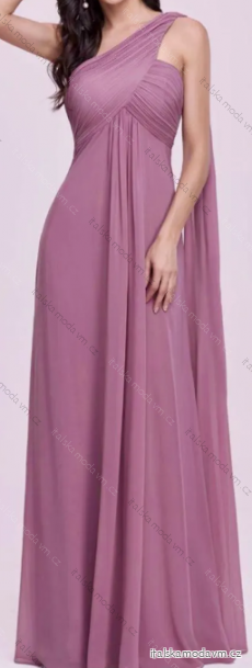 Šaty dlhé elegantné bez rukávov dámske (S/M ONE SIZE) TALIANSKA MÓDA IMPBB23B23383